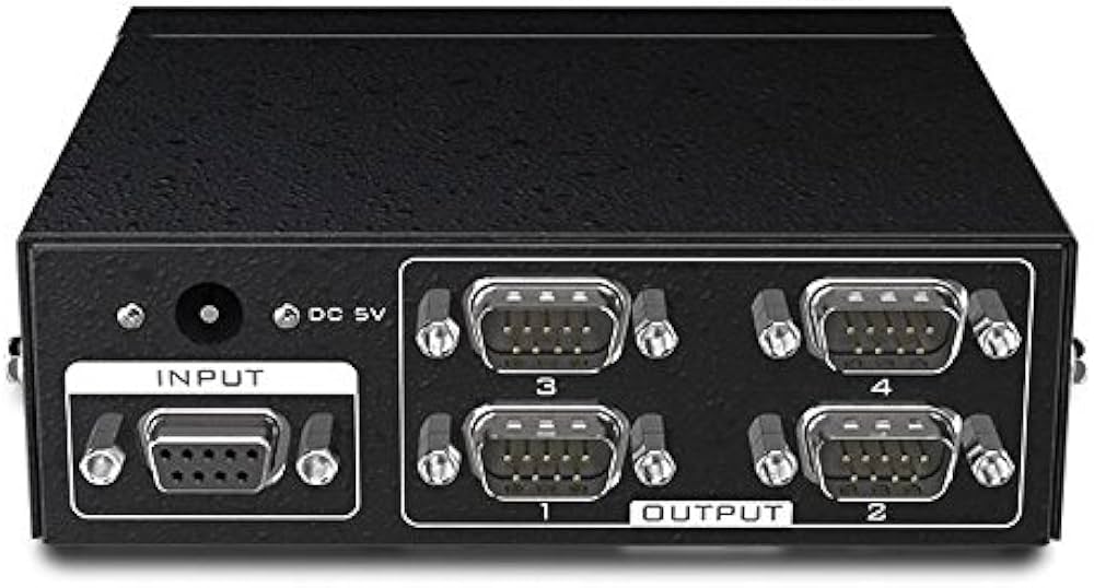 Amazon.co.jp: ES-Tune RS232分配器 1入力4出力 DB9 9ピン 双方向対応 Amazon.co.jp: ES-Tune RS232分配器 1入力4出力 DB9 9ピン 双方向対応